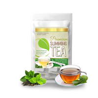 Thé Détox Minceur Herbal de Haute Qualité pour Adultes, Marque Privée, Moringa/Feuille de Lotus, Thé Décaféiné aux Graines de Cassia/Oolong, Stimulant