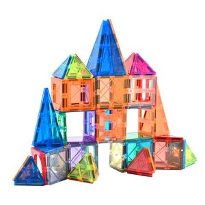 Balok Bangunan Magnetik Edukatif untuk Anak-Anak Mainan Semen Plastik Bertema Mobil Berwarna-warni Usia 4-14 - Product Image 3