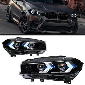 <span class=keywords><strong>Feux</strong></span> <span class=keywords><strong>de</strong></span> voiture modifiés pour BMW X5 F15 2014-2018, ensemble <span class=keywords><strong>de</strong></span> phares à <span class=keywords><strong>LED</strong></span> style G05, clignotants séquentiels en forme <span class=keywords><strong>de</strong></span> flèche, phare avant - Product Image 4