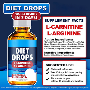 מכירה לוהטת משקל אובדן טיפות הטוב ביותר דיאטה טיפות עבור שומן אובדן יעיל מדכא תיאבון & מאיץ חילוף חומרים Garcinia Cambogia - Product Image 3