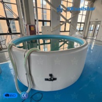 Tragbarer Großer Aufblasbarer Outdoor-PVC-Pool Maßgefertigte Größe Drop-Stitch Aufblasbarer Garten-Swimmingpool für Zuhause und Garten