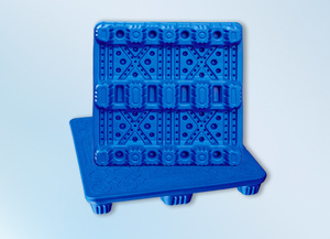תעשייתי כבד מעור פלסטיק ממוחזר (hdpe) 2-כיווני כניסה עמיד לטמפרטורה נמוכה עבור אחסון קר - Product Image 4