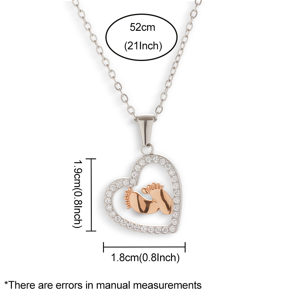 Rose Gold stainless Baby feet