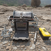 Caméra de puits d'eau souterraine de 300 m pour l'inspection des canalisations, modèle panoramique électrique standard de 73 mm, câblage, garantie 1 an, IP68