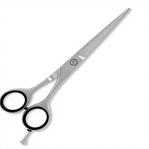 Tijeras Profesionales para Cabello de Acero Inoxidable con Hoja Afilada, Mango Mediano, para Diestros, Uso en Salón - Product Image 1