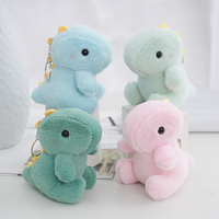Nouveau Pendentif Porte-clés Dinosaure en Peluche Kawaii, Doux et Mignon, Jouet en Peluche, Breloque, Cadeau