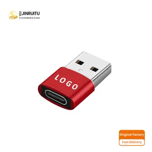批发定制USB C型OTG适配器C型USB 3.0公到USB C母OTG数据适配器转换器笔记本电脑电缆适配器