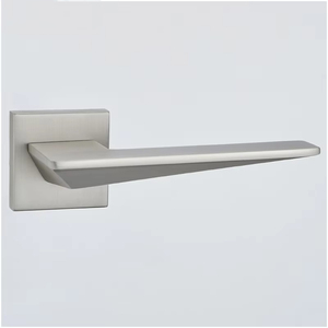Poignée de porte en alliage de zinc PVD doré, symétrique, pour entrée d'appartement, chambre d'hôtel, avec mécanismes de verrouillage et barres de traction - Product Image 4