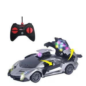 New R/C Missile Vehicle Transform Remote Control Rc Car Deformation Robot Car Toy For Kids