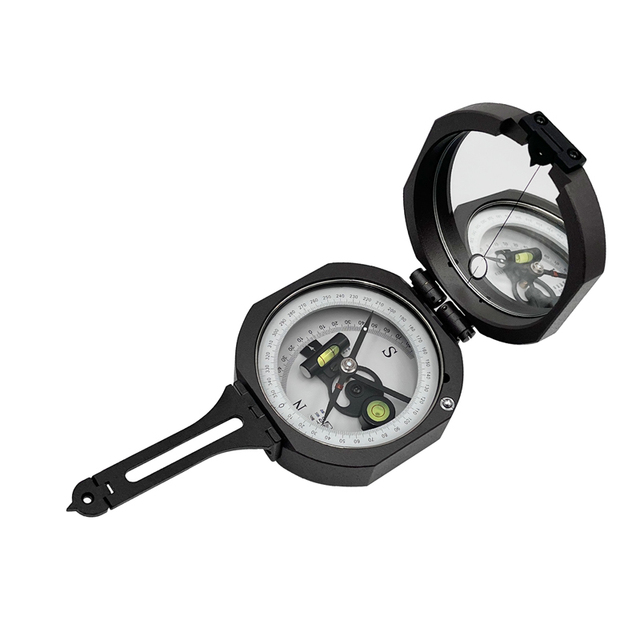 Pocket Compass for Surveying DQY-1 Geology Compass Aluminium Metal Geology Compass