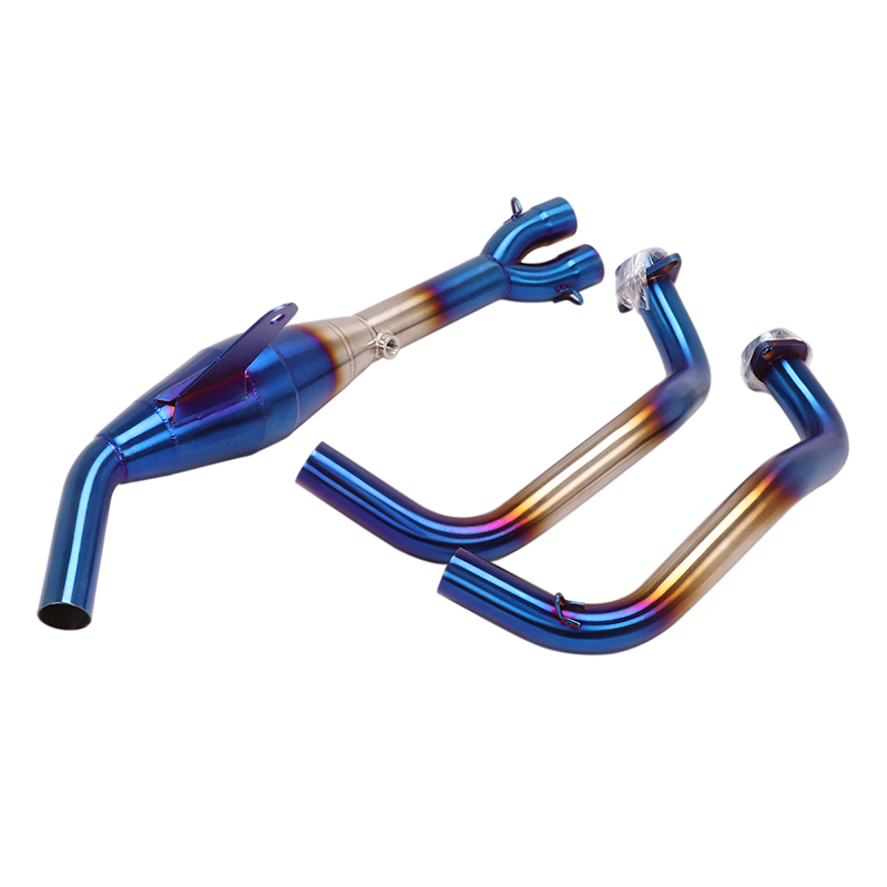 Для Yamaha YZF R25 R3 MT-03 MT03 выхлопная система для мотоцикла выхлопной трубы Escape передняя Труба ссылку слипоны катализатор подключения оригинальный глушитель выхлопных газов