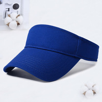 Gorra de Visera Deportiva Personalizada al por Mayor con Logotipo Bordado, de Sarga de Algodón, Lisa, Ajustable
