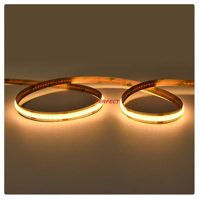 Perfect Low Voltage Bicolor COB LED Strip 5mm/8mm/10mm 12V/24V Remote Control Soft Light Indoor Bedroom Wall Decor Lighting
