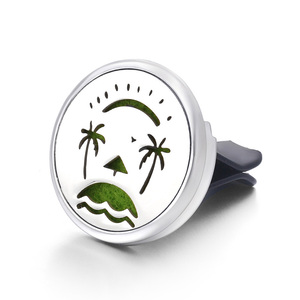 Diffuseur de parfum pour voiture 30MM en acier inoxydable avec clip de ventilation - Product Image 2