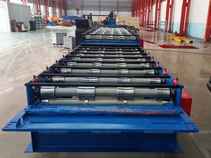 Çift Katmanlı Trapez Şekilli IBR Çatı Levhası Rulo Şekillendirme Makinesi <span class=keywords><strong>Metal</strong></span> Çatı Kaplama Makinesi - Product Image 6