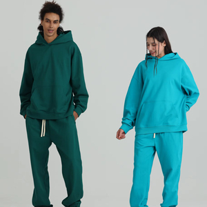 Boutique prezzo di fabbrica Unisex <span class=keywords><strong>felpa</strong></span> 430 grammo a maniche lunghe con <span class=keywords><strong>cappuccio</strong></span> meno felpe con <span class=keywords><strong>cappuccio</strong></span> massello Oversize felpe con tasca - Product Image 1