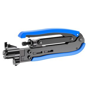Outil <span class=keywords><strong>de</strong></span> compression <span class=keywords><strong>de</strong></span> câble coaxial réglable pour connecteurs RG6 RG59 F, pince à sertir étanche pour câbles coaxiaux CATV CCTV <span class=keywords><strong>Satellite</strong></span> - Product Image 2