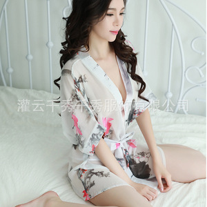 Printed <b>patchwork</b> color-block sexy dress club <b>skirt</b> cross-border supply sexy short <b>skirt</b> lingerie 1477 - Product Image 3