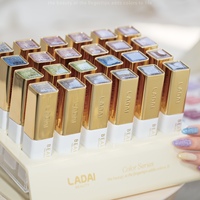 ZRKGEL Meilleure Vente 24 Couleurs Ladai Gel à Ongles Série Paillettes Diamant TPO Sans HEMA Fournisseurs de Produits pour Ongles Kit Gel Disco Soak Off Longue Durée