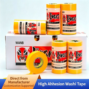 Ruban de masquage Washi jaune haute adhérence 50m pour le masquage des lignes au sol et la peinture automobile - Offre Spéciale - Product Image 3