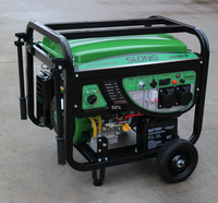 Slong Factory SL6500 3kw 5kw 6kw Générateurs à essence portables en gros Générateur GPL à double carburant