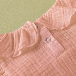 Conjuntos de ropa para bebé, peleles y monos para niñas de talla grande con encaje al por mayor - Product Image 3