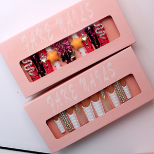 <span class=keywords><strong>Uñas</strong></span> Postizas Acrílicas Hechas a Mano con Gel Suave <span class=keywords><strong>de</strong></span> Dibujos Animados Y2K TSZS, 10 Piezas, <span class=keywords><strong>Diseño</strong></span> Cuadrado Largo <span class=keywords><strong>de</strong></span> Lujo Personalizado, Reutilizables - Product Image 2