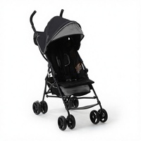 Poussette de voyage 3D mini, légère, avec cadre en acier inoxydable, pliable, compacte, inclinable multi-positions, avec capote pare-soleil, pour bébés de 0 à 3 ans