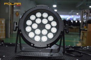 Polarlights IP65 Par lumières extérieures étanches 18PCS 10W <span class=keywords><strong>RGBWA</strong></span> + UV <span class=keywords><strong>LED</strong></span> Par lumière pour projet de location d'événement scène extérieure - Product Image 6