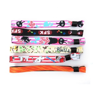 Pulsera de Poliéster Personalizada con Cierre, Pulsera Sublimada para Festivales, Regalo Promocional - Product Image 2