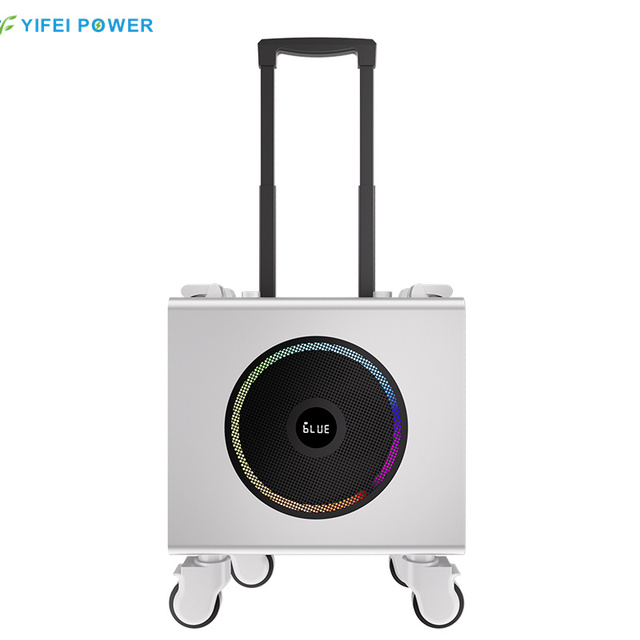 Portable Power Station with 2240Wh Multiple Functions 2000W Lifepo4 Battery Bluetooth Audio Solar System UPS Car MPPT Controller