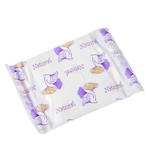 Hot Sell Free Sample Lady Sanitary Napkin Period Pad Organic Cotton Supplier Thin Panty Liner For Woman