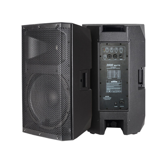 Accuracy Pro Audio CAC15ADA 500W RMS Plastic Powered Speaker Professional PA Speaker System 15 Inch Active Speaker
