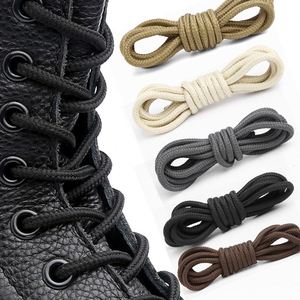 Lacets de chaussures ronds en polyester personnalisés, largeur 4 mm, longueur 0,6-1,8 m, pour baskets, bottes montantes, bottes Martin, chaussures décontractées d'extérieur - Product Image 1