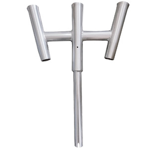 Support de canne à pêche en aluminium à fixation au sol pour bateau, durable et résistant à la rouille - Product Image 1