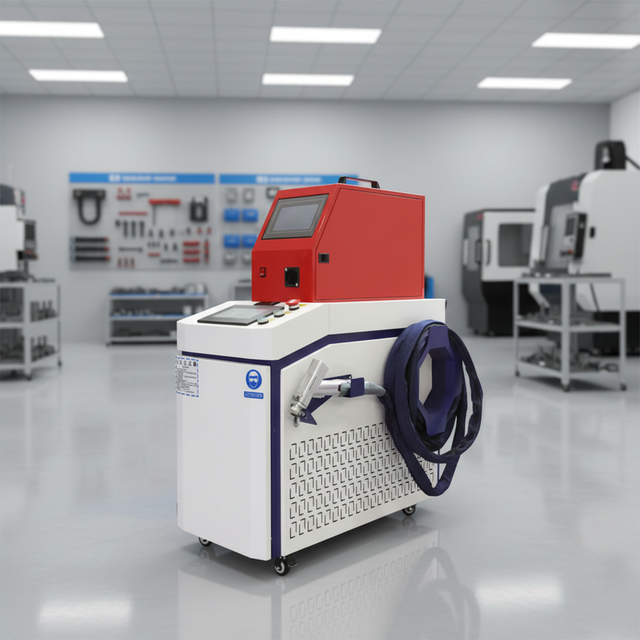 High Stability 1500W Air Cooling Pulsed Laser Cleaning Machine: On-site Cleaning of Large Equipment 150KG