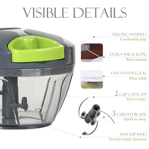 Manual Fruit Vegetable Cutter Hot Selling <strong>Onion</strong> <strong>Slicer</strong> Chopper Plastic Kitchen Tools Steel Metal Cutting - Product Image 6