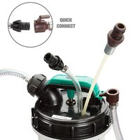 Pompe de changement d'extracteur d'huile manuel et pneumatique de 5.3L 7.5L pour l'évacuation sous vide de fluides automobiles