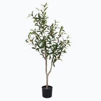 Plantes artificielles, prix d'usine, arbre d'olive, feuille en soie
