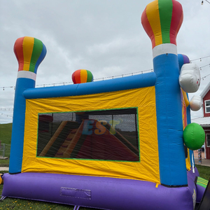 Castello Gonfiabile a Forma di <span class=keywords><strong>Mongolfiera</strong></span> per Bambini, Giochi Gonfiabili Commerciali, Castello Rimbalzante in PVC 18 OZ - Product Image 3