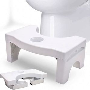 <b>Bathroom</b> Easy <b>Storage</b> Step Toilet <b>Stool</b> for Kids Children's Adult Foldable Convenient Folding Squatting <b>Stool</b> Toilet - Product Image 1