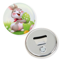 Cadeaux en métal cool personnalisés ouvre-bouteille de canette de bière bouton badge aimant de réfrigérateur