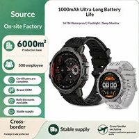 Reloj Inteligente con Pantalla TFT, Carga Magnética, Resistente al Agua hasta 30 m, Batería de Ultra Larga Duración de 1000 mAh, Éxito de Ventas en Comercio Electrónico Transfronterizo