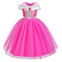 Robe pour filles Robe de princesse La Belle au bois dormant Robe de performance pour filles Costumes pompeux