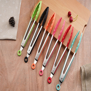 Mini moyen grande taille ensemble complet silicone <span class=keywords><strong>cuisine</strong></span> service alimentaire en acier inoxydable BBQ pince pinces servant des pinces à glace <span class=keywords><strong>pour</strong></span> la <span class=keywords><strong>cuisine</strong></span> à la maison - Product Image 3