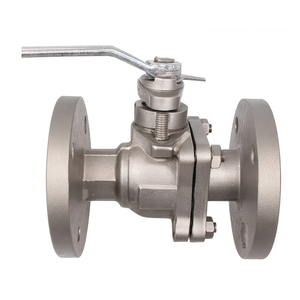 วาล์วบอลแบบคันโยก 2 ทาง ขนาด DN150 6 นิ้ว ชนิดหน้าแปลนคู่ ผลิตจากเหล็กหล่อ ใช้กับท่อ Upvc/ทองเหลือง/สแตนเลส - Product Image 4