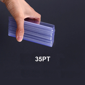 <span class=keywords><strong>Prime</strong></span> Fit PVC 35pt 3" X 4" Toploaders Rigidi per Carte, Penny Sleeves Morbidi, Protezioni per Carte da Collezione, Sportive e da Gioco - Confezione all'Ingrosso - Product Image 2