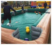 Billard Gonflable Piscine Gonflable Snooker Ball Jeu Football Billard Table Gonflable Billard Ballon