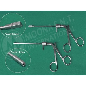 Pinces à perforer pour sinus antrum, à morsure dorsale, pour rhinologie et ORL, lot de 2, avec rotation à 360 degrés et poignée ergonomique - Product Image 1