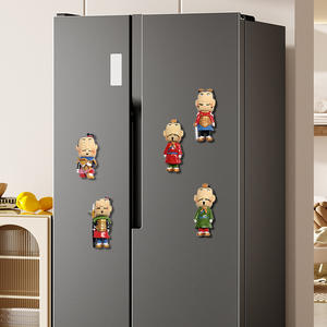 Autocollant de réfrigérateur en résine, autocollant de réfrigérateur créatif personnalisé, souvenir tridimensionnel magnétique pour réfrigérateur - Product Image 3
